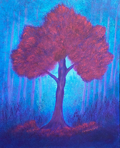 Magesty of the Forest 16"x20"  Acrylic on Canvas 