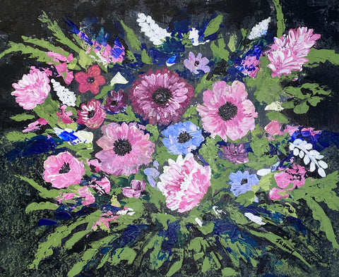 Country Garden 20"x16" Acrylic on Canvas