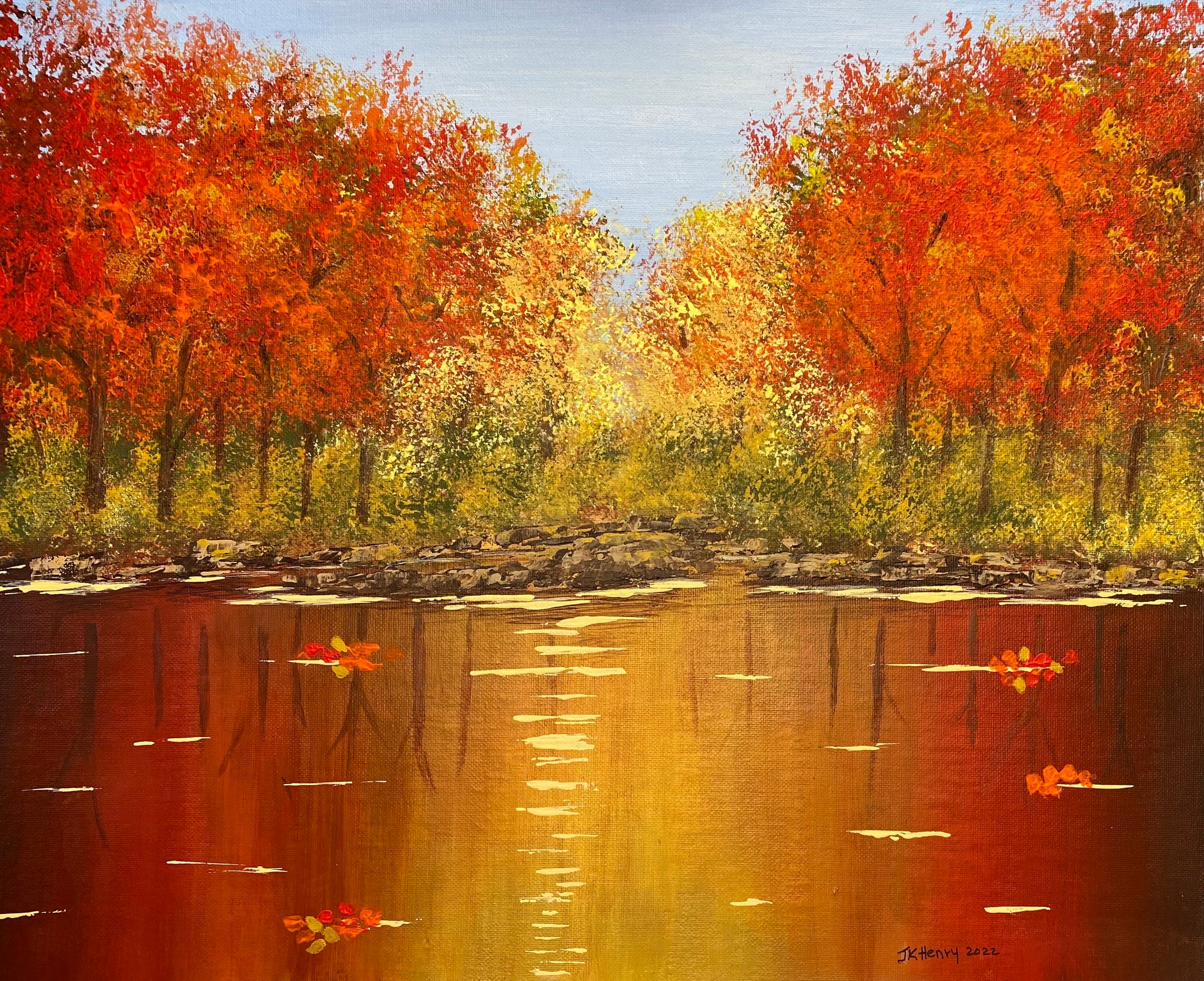 Autumn's Glory 20"x16"  Acrylic on Canvas   ***SOLD***