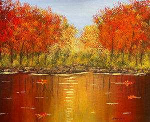 Autumn's Glory 20"x16"  Acrylic on Canvas   ***SOLD***